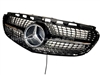 E-Class Sedan Black Diamond Grille With LED star 14-16 W212 E350 E550 E63 E300
