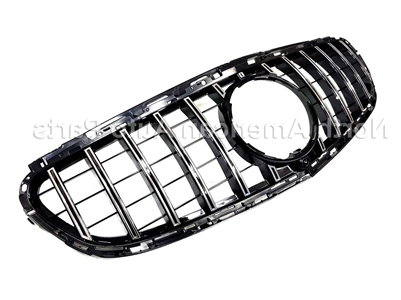 E63 AMG ONly GT Black-Chrome Grille W212 2014 2015 2016 (Will Not fit on NON-E63 AMG Models)