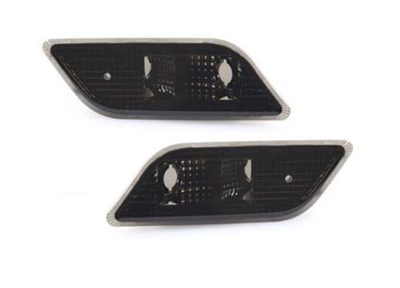 E-Class Coupe Smoke Bumper Lights Pair 10-13 W212 E350/E550/E63