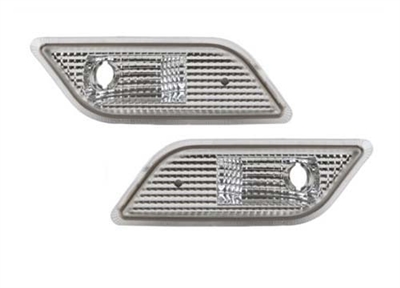 E-Class Coupe CLear Bumper Lights Pair 10-13 W212 E350/E550/E63