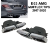 E63 Chrome Muffler Tips W213 2017-2020  E350 E550 E63