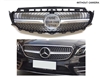 E-Class Sedan Diamond Grille Silver-Chrome W213 2017-2020 E300 E350 E500 E550 E63 (Without Camera Style) Will Not Fit E63 AMG