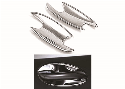 Door Chrome Cap Insert Shells 2 Pcs Abs W215/R230/R170/R171/W203 Coupe