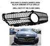 CLS Diamond Black-Chrome Grille W218 2015-2017 CLS550 CLS300 CLS500 (Will Not Fit On CLS63)