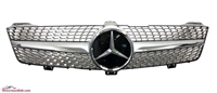 CLS Diamond Style Silver-Chrome Grille W219 2006 2007 2008 CLS550 CLS600 CLS63