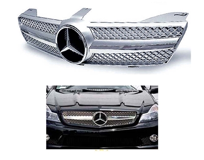 CLS 1 Fin Grille Silver Star 06-08 W219 CLS500/CLS600/CLS55/CLS63/CLS550