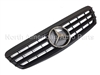 S-Class Matte Black Grille With Chrome Star W220 2000-2002 S430 S320 S500
