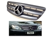 S-Class Matte Black Grille With Chrome Star W220 2003-2006 S500 S430 S55 S600