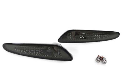 SL Smoke Bumper Lights Pair 03-06 R230 SL500/SL600/SL55