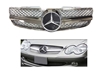 SL All-Chrome Grille With Chrome Star AMG Style R230 2007-2008 SL550 SL600 SL63