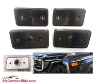 G-Wagon Smoke Side Marker Fits Front Or Rear Set Of 4 Lights 1989-2014 W463 G500/G55/G550/G63