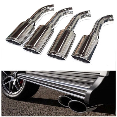 G-Wagon G63 Chrome Muffler Tips direct Fitment for W463 2000-2024 G550 G500 G55 G63 G65