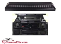 G-Wagon Brabus Style G63/G65 Front Bumper Upper Trim Scoop 00-18 W463 Fits All Models With G63 Bumper (Fits Only On G63 And 2016-Up G500 Bumpers)