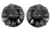 G-Wagon Mansory Black Round LED Headlights W463 1989-2006 G500 G55W