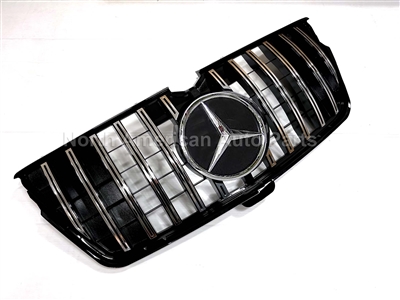 GL550/GL63 Only GTR Black-Chrome Grille With Chrome Star X166 2013-2016