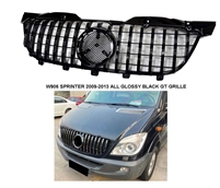 Sprinter GT GT-R Style Grille All  Black Panamericana  W906 2009-2013