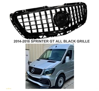 Sprinter GT GT-R Style Grille All Black Panamericana  W907  2014-2017