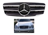 CLK Grille Black W/Chrome Star 3 Bar 98-03 W208 CLK430/CLK320/CLK55