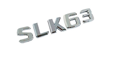 SLK63 Chrome Trunk Emblem Logo 05-12 R171