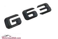 G63 Black Logo Emblem W463 1989-2022 G500 G550 G55