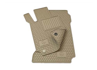 Genuine S550 Mercedes-Benz Beige All Season Floor Mats Set Of 4 Pcs 07-13 W221 S550/S600/S63 Q6680675