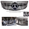 GLK Diamond  Style Black-Chrome Grille  With Illuminated  LED Star X204 2013-2015 GLK250 GLK350 GLK300