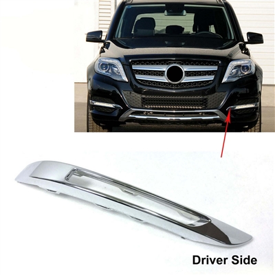 GLK Fog Lamp Chrome Trim Driver Side X204 2013-2015 GLK350 GLK250