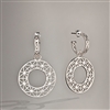 Silver earrings two-piece