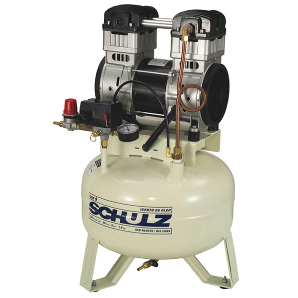 Schulz 921.1312-0 1.5HP 8 Gallon Oilless Air Compressor