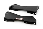 R-9761 Side Mount Brackets for Sparco Evo-2 Plus, Driver Side (For 996/986 OEM Manual Sliders)