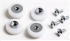 7/8" Nylon Flat-Edge Rollers, SD-903-4pk