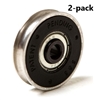 1-1/2" Nylon Rollers with Stainless Steel Outer Tire, WE-3802SS