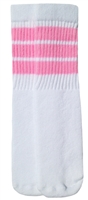 Kids socks with Baby Pink stripes