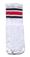 Kids socks with Black-Red stripes