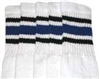 Kids socks with Black-Royal Blue stripes