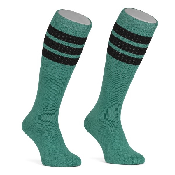 Mid calf clearance striped tube socks