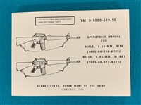 Manual, Operator TM9-1005-249-10 AR-15