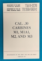 Book Manual, Technical TM 9-1276  M1 Carbine