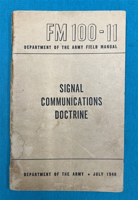FM100-11 Signal Communications Doctrine  Field Manual  1948