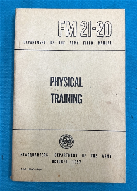 FM21-20 Physical Training  Field Manual 1957