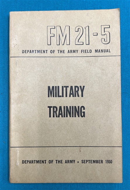 FM21-5 Military Training  Field Manual  1950