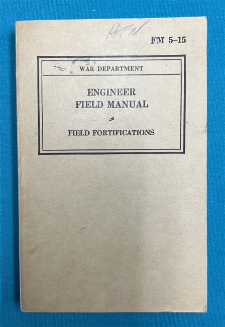 FM5-15 Field Fortifications 1940