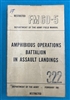 FM60-5  Amphibious Operations Battalion in Assault Landings Field Manual 1951
