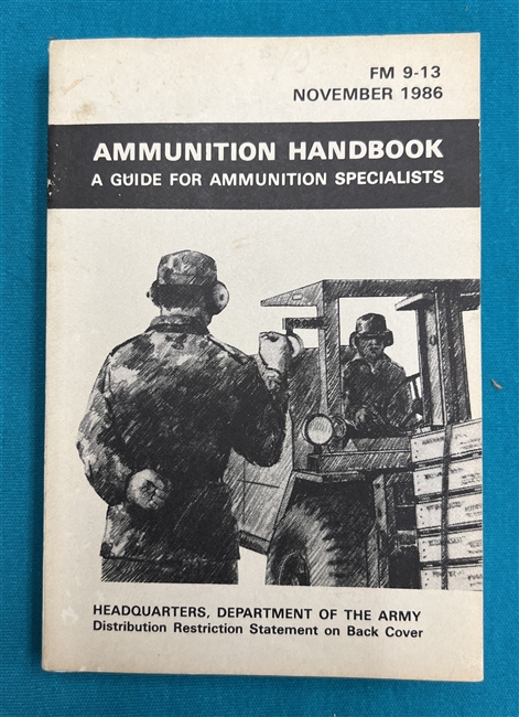 FM9-13 Ammunition  Handbook Field Manual 1986