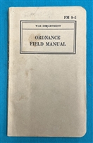 FM9-5 Ordnance  Field Manual 1939