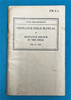FM9-5 Ordnance Service in the Field  Field Manual 1942