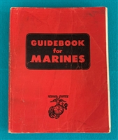 1954 GUIDEBOOK FOR MARINES 4th Revised Edition 1st Printing