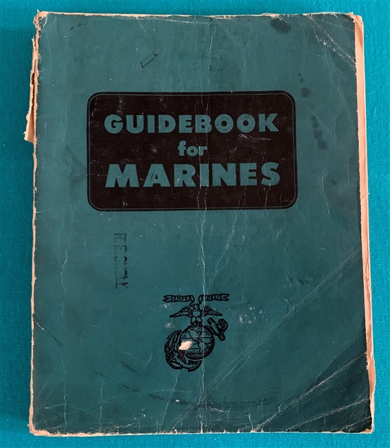 1954  1955 GUIDEBOOK FOR MARINES 4th Revised Edition 1st Printing