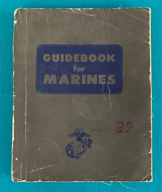 1957 GUIDEBOOK FOR MARINES 6th Revised Edition 1st Printing