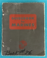 1959 GUIDEBOOK FOR MARINES 6th Revised Edition 3rd Printing